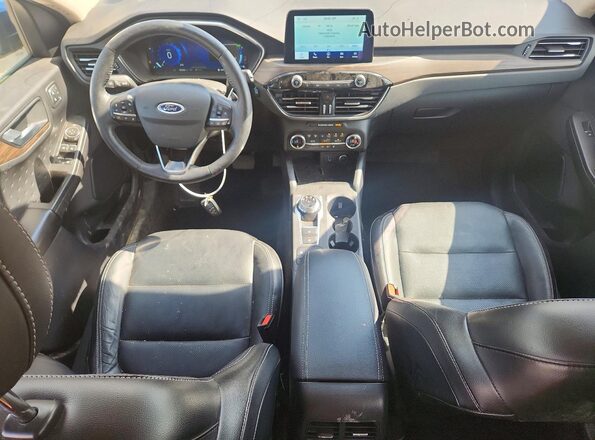 1FMCU9DZ8LUB76026 2020 FORD ESCAPE Teal Dashboard view