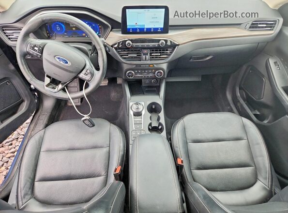 1FMCU9DZ8LUC51940 2020 FORD ESCAPE Blue წინა პანელის ხედი