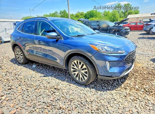 1FMCU9DZ8LUC51940 2020 FORD ESCAPE Blue წინა მარჯვენა