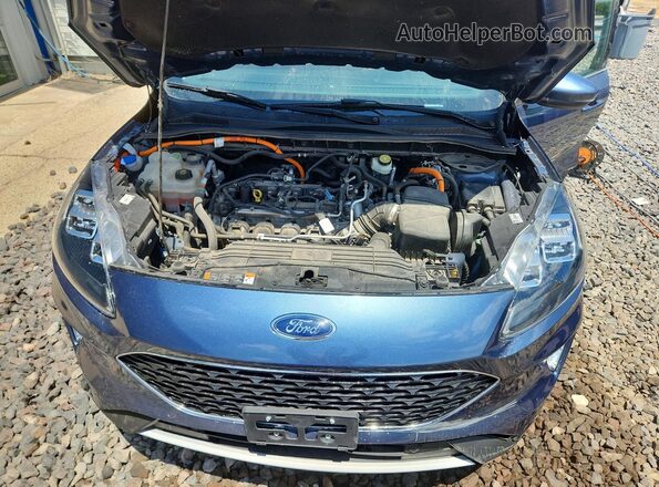 1FMCU9DZ8LUC51940 2020 FORD ESCAPE Blue ძრავის განყოფილების ხედი