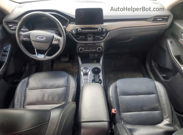 1FMCU9DZ9LUB12285 2020 FORD ESCAPE Черный Вид панели приборов