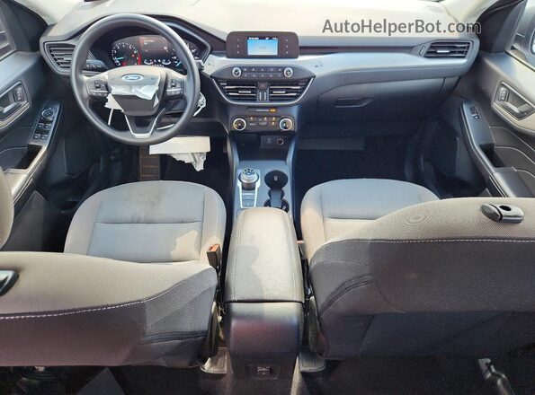 1FMCU9F60MUA76281 2021 FORD ESCAPE White Вид панелі приладів