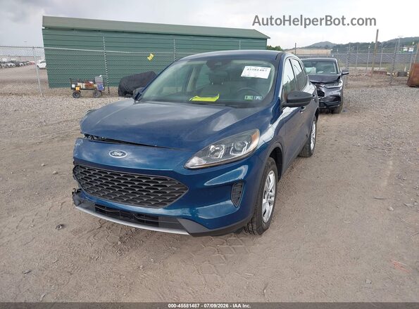 1FMCU9F63LUB92587 2020 FORD ESCAPE Blue წინა მარცხენა ხედი სამი მეოთხედიდან