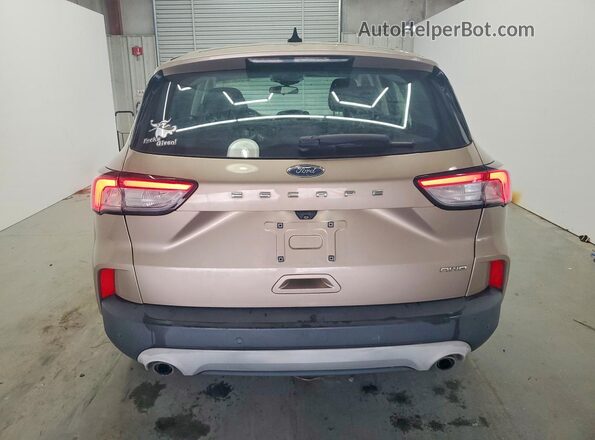 1FMCU9F65MUA67706 2021 FORD ESCAPE Gold Widok z tyłu