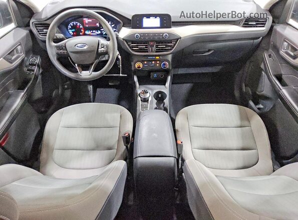 1FMCU9F65MUA67916 2021 FORD ESCAPE Черный Вид панели приборов