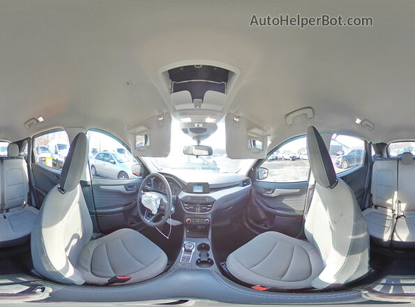 1FMCU9F66NUB43578 2022 FORD ESCAPE Gray 360 interior view