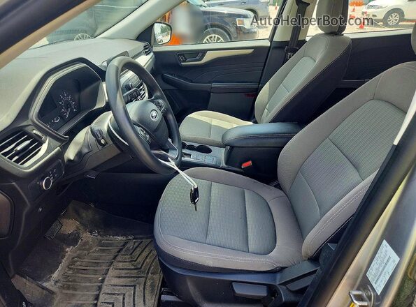 1FMCU9F66NUB71235 2022 FORD ESCAPE Gray Front interior view