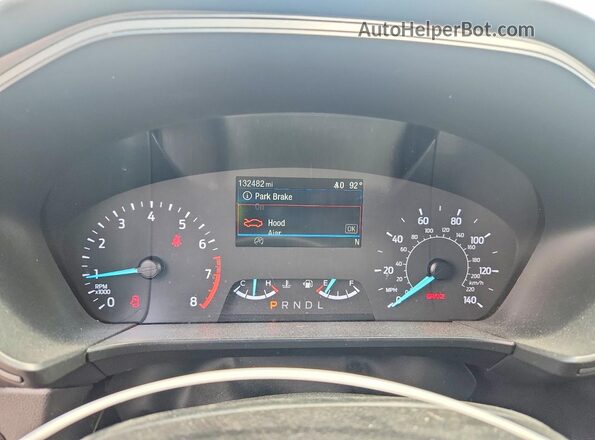 1FMCU9F66NUB71235 2022 FORD ESCAPE Gray Instrument cluster view