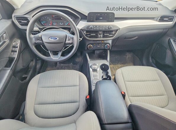 1FMCU9F66NUB71235 2022 FORD ESCAPE Gray Dashboard view