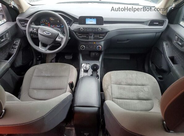 1FMCU9F67LUC71163 2020 FORD ESCAPE White წინა პანელის ხედი