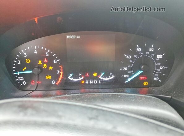 1FMCU9F67LUC71163 2020 FORD ESCAPE White ხელსაწყოთა პანელის ხედი
