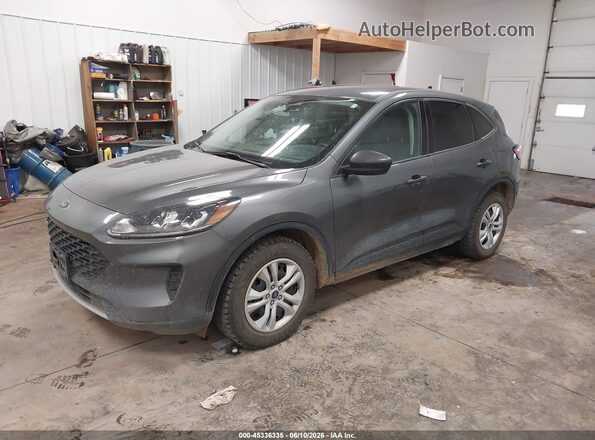 1FMCU9F67NUA93077 2022 FORD ESCAPE Gray Vista tres cuartos delantera izquierda