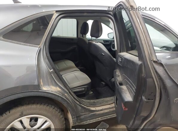 1FMCU9F67NUA93077 2022 FORD ESCAPE Gray Vista de la etiqueta del VIN