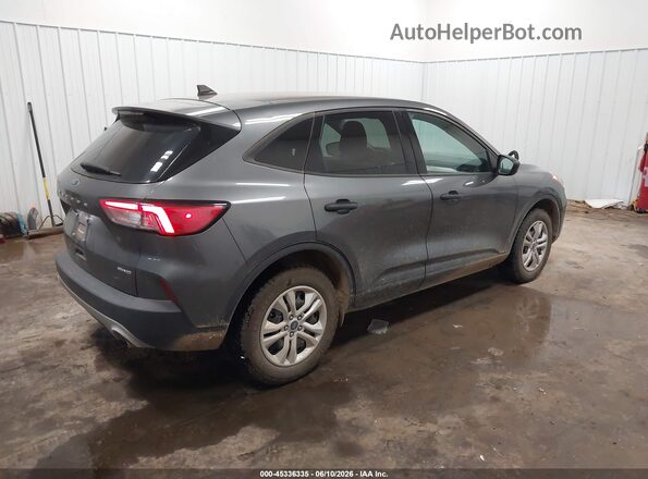 1FMCU9F67NUA93077 2022 FORD ESCAPE Gray Trasero derecho