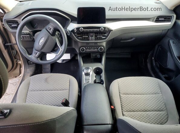 1FMCU9G60LUB23340 2020 FORD ESCAPE Tan Dashboard view