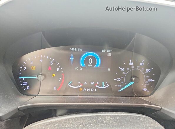 1FMCU9G60LUB23340 2020 FORD ESCAPE Tan Instrument cluster view