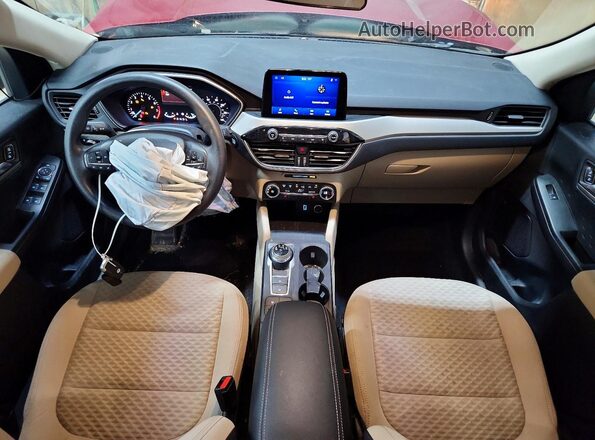 1FMCU9G60LUB60842 2020 FORD ESCAPE Red წინა პანელის ხედი