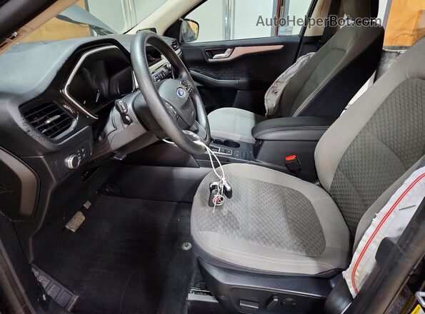 1FMCU9G60LUC14401 2020 FORD ESCAPE Black Вид салону спереду