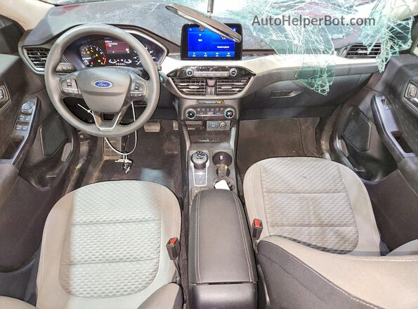 1FMCU9G60LUC24622 2020 FORD ESCAPE Red Dashboard view