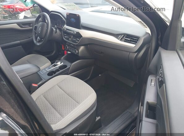 1FMCU9G60NUB37435 2022 FORD ESCAPE Black Widok wnętrza z przodu
