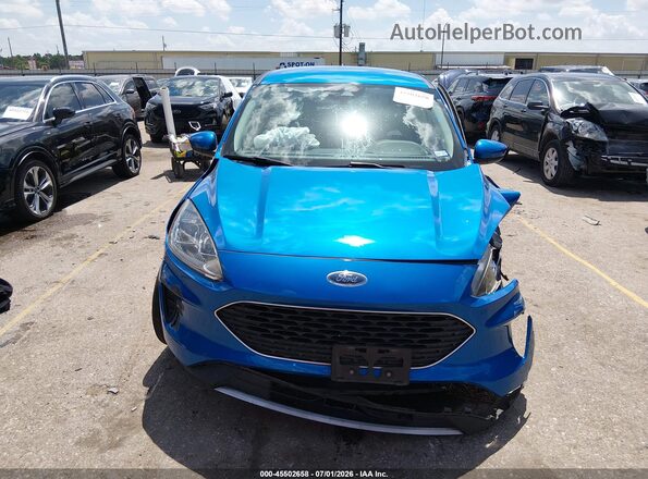 1FMCU9G61MUA68074 2021 FORD ESCAPE Синий Вид задней части салона