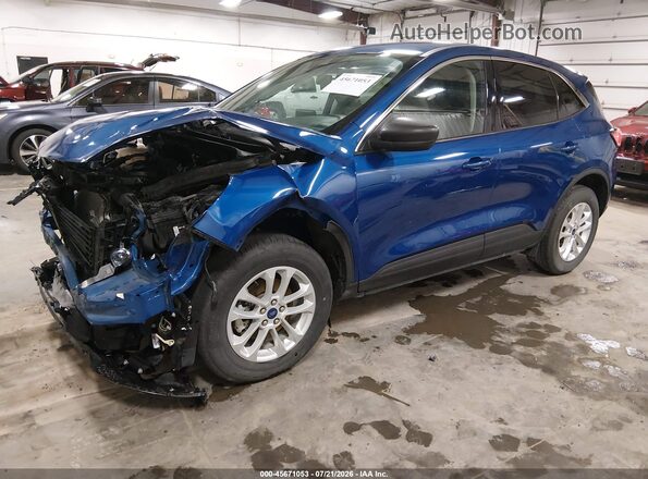 1FMCU9G61NUB97031 2022 FORD ESCAPE Blue Przód lewy