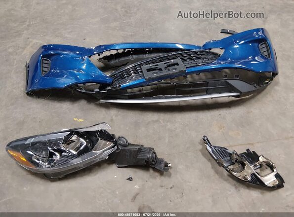 1FMCU9G61NUB97031 2022 FORD ESCAPE Blue Widok zestawu wskaźników