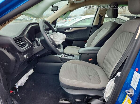 1FMCU9G62LUA65571 2020 FORD ESCAPE Blue Widok wnętrza z przodu