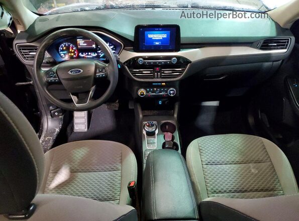 1FMCU9G62LUC38005 2020 FORD ESCAPE Black Առջևի վահանակի տեսք