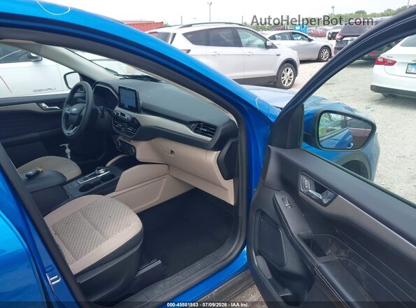 1FMCU9G62MUA38632 2021 FORD ESCAPE Синий Вид салона спереди