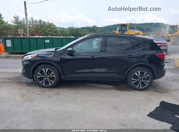 1FMCU9G62MUB09702 2021 FORD ESCAPE Black Widok wnętrza 360 stopni