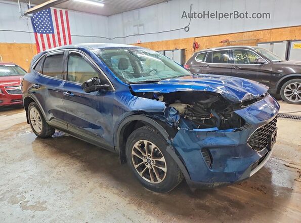 1FMCU9G63LUB53710 2020 FORD ESCAPE Blue Delantero derecho