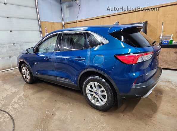 1FMCU9G63LUB53710 2020 FORD ESCAPE Blue Trasero izquierdo
