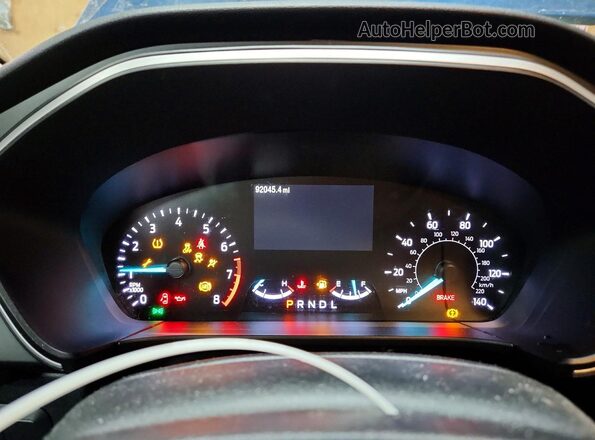 1FMCU9G63LUB53710 2020 FORD ESCAPE Blue Vista del cuadro de instrumentos