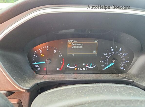 1FMCU9G63LUB81765 2020 FORD ESCAPE Silver Vista del cuadro de instrumentos