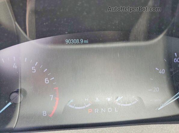 1FMCU9G63LUB86139 2020 FORD ESCAPE White Вид щитка приладів