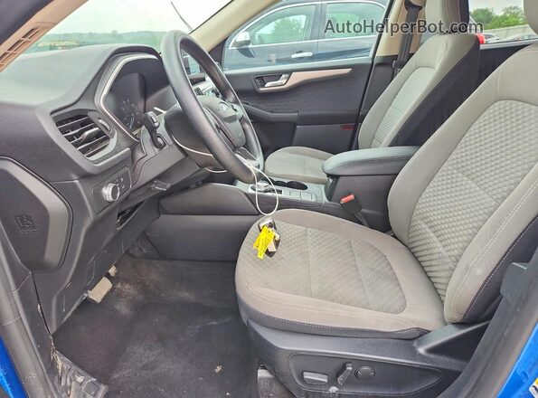 1FMCU9G64LUB01342 2020 FORD ESCAPE Blue Vista interior delantera