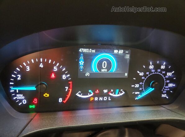 1FMCU9G64LUB97781 2020 FORD ESCAPE Tan Widok zestawu wskaźników