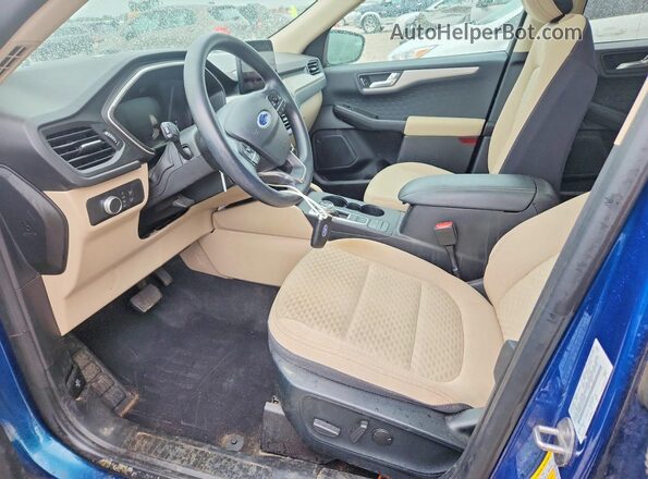 1FMCU9G65LUA31009 2020 FORD ESCAPE Blue Вид салону спереду