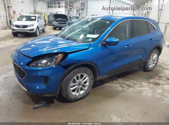 1FMCU9G65LUB62053 2020 FORD ESCAPE Синий Передняя левая четверть