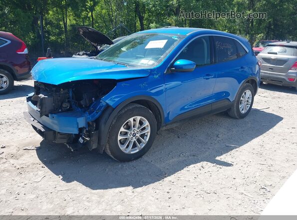 1FMCU9G65LUC65912 2020 FORD ESCAPE Blue წინა მარცხენა ხედი სამი მეოთხედიდან