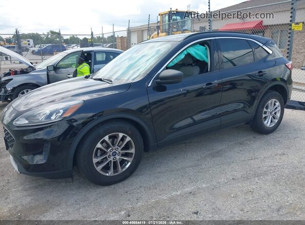 1FMCU9G66NUB70374 2022 FORD ESCAPE Black Przód lewy