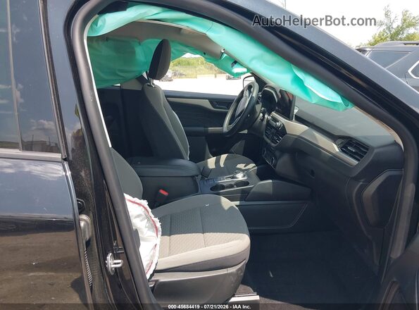 1FMCU9G66NUB70374 2022 FORD ESCAPE Black Widok wnętrza z przodu
