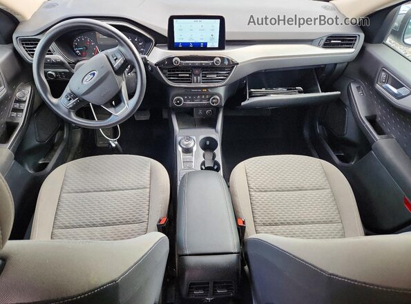 1FMCU9G67LUC60100 2020 FORD ESCAPE White Вид панелі приладів