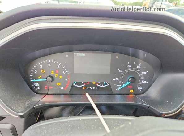 1FMCU9G67LUC60100 2020 FORD ESCAPE White Вид щитка приладів