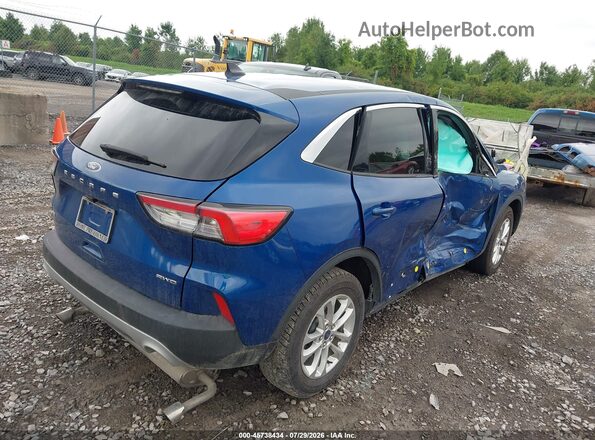 1FMCU9G67NUB46617 2022 FORD ESCAPE Blue Tył prawy