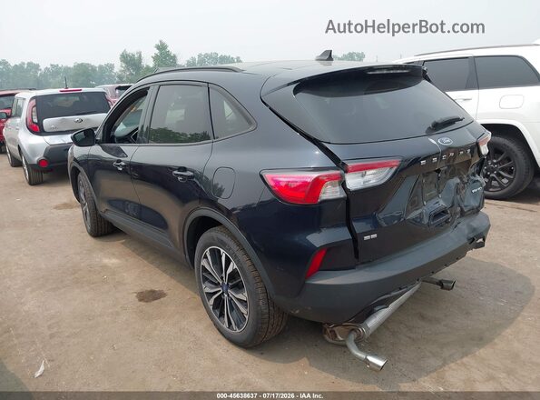 1FMCU9G68MUA24167 2021 FORD ESCAPE Dark Blue Задняя левая четверть