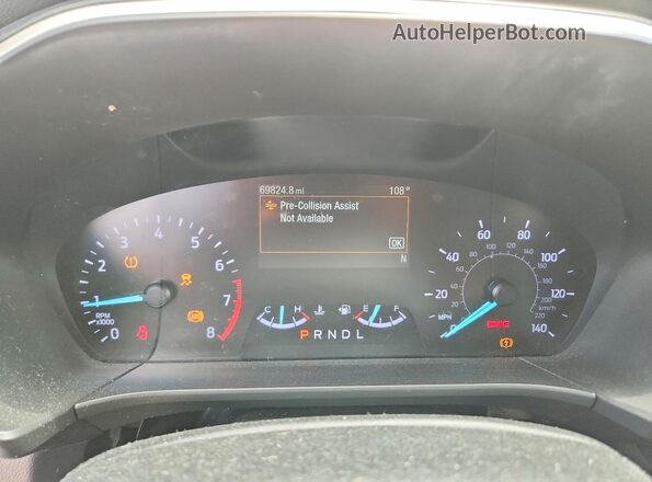 1FMCU9G69LUB04253 2020 FORD ESCAPE Black Vista del cuadro de instrumentos