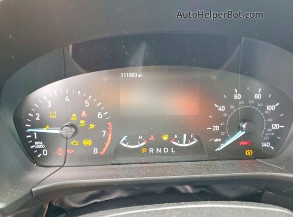 1FMCU9G69LUB32148 2020 FORD ESCAPE Белый Вид щитка приборов
