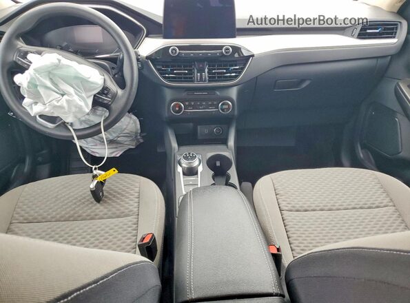 1FMCU9G69LUB32148 2020 FORD ESCAPE Белый Вид панели приборов